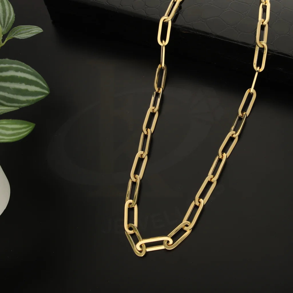 Gold 20 Inches Paper Clip Chain 18Kt - Fkjcn18K7327 Chains