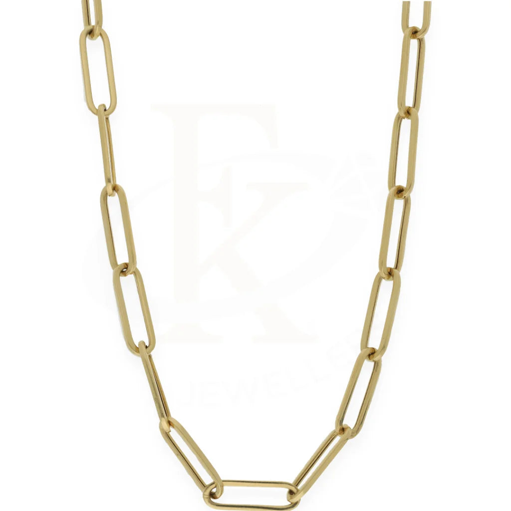 Gold 20 Inches Paper Clip Chain 18Kt - Fkjcn18K7329 Chains