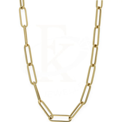 Gold 20 Inches Paper Clip Chain 18Kt - Fkjcn18K7329 Chains