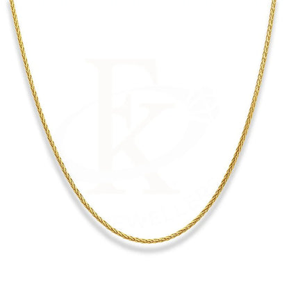 Gold 20 Inches Wheat Chain In 22Kt - Fkjcn22K2191 Chains