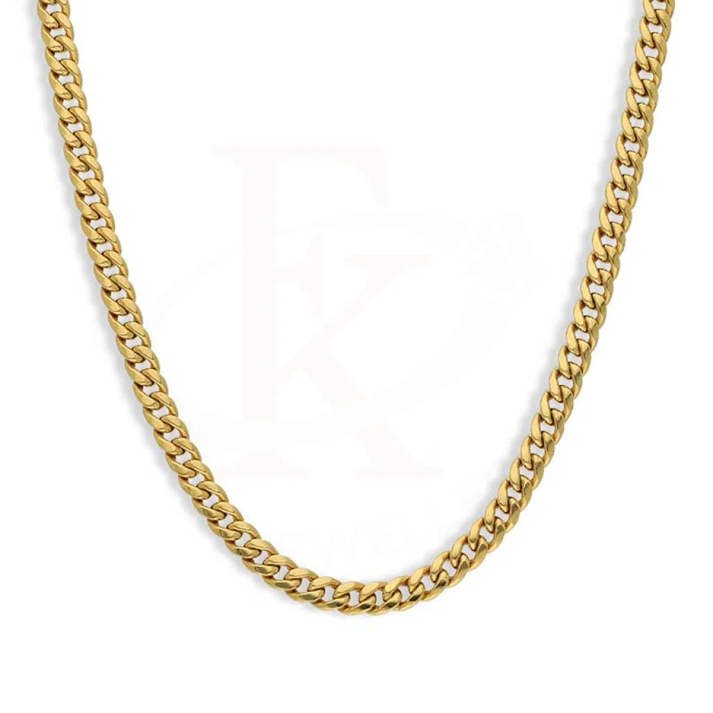 Gold 22 Inches Curb Chain 18Kt - Fkjcn18K2479 Chains