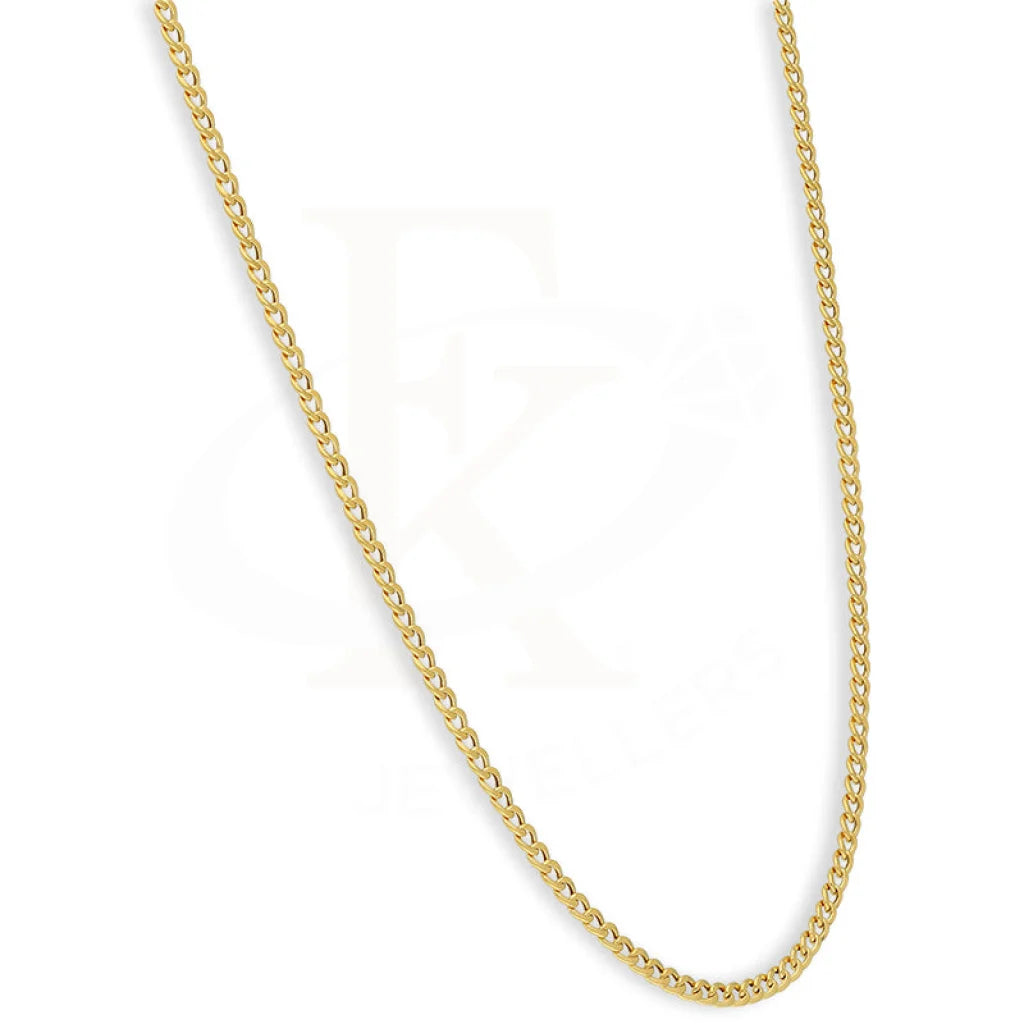 Gold 22 Inches Curb Chain 18Kt - Fkjcn18K5232 Chains