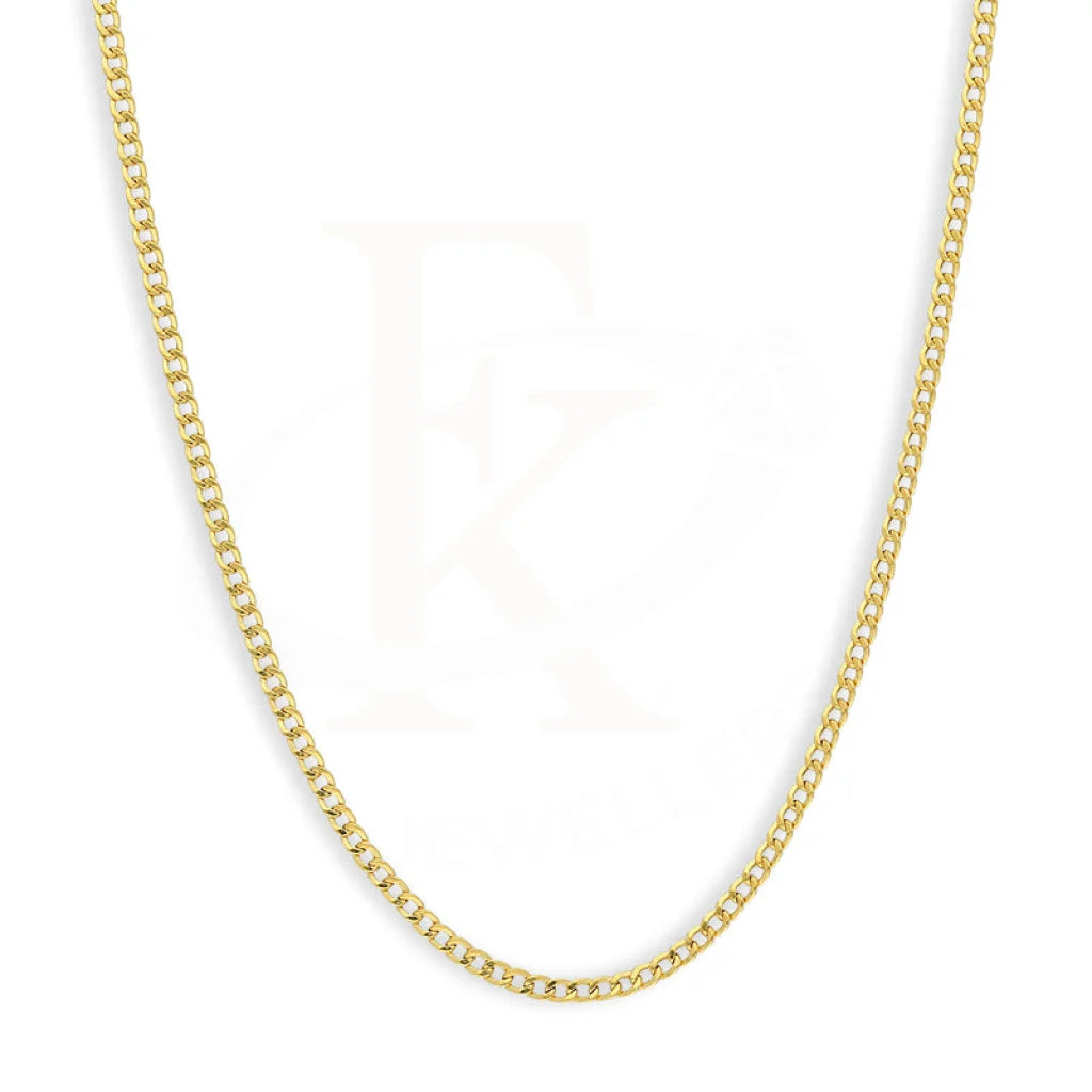 Gold 22 Inches Curb Chain 18Kt - Fkjcn18K5232 Chains