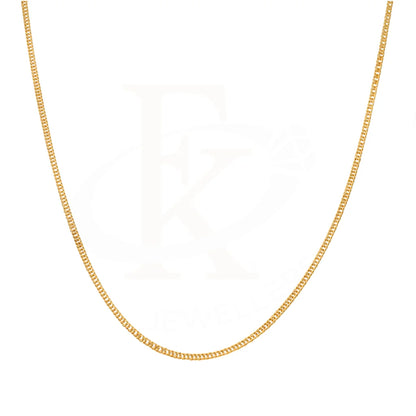 Gold 22 Inches Curb Chain 21Kt - Fkjcn21Km8350 Chains