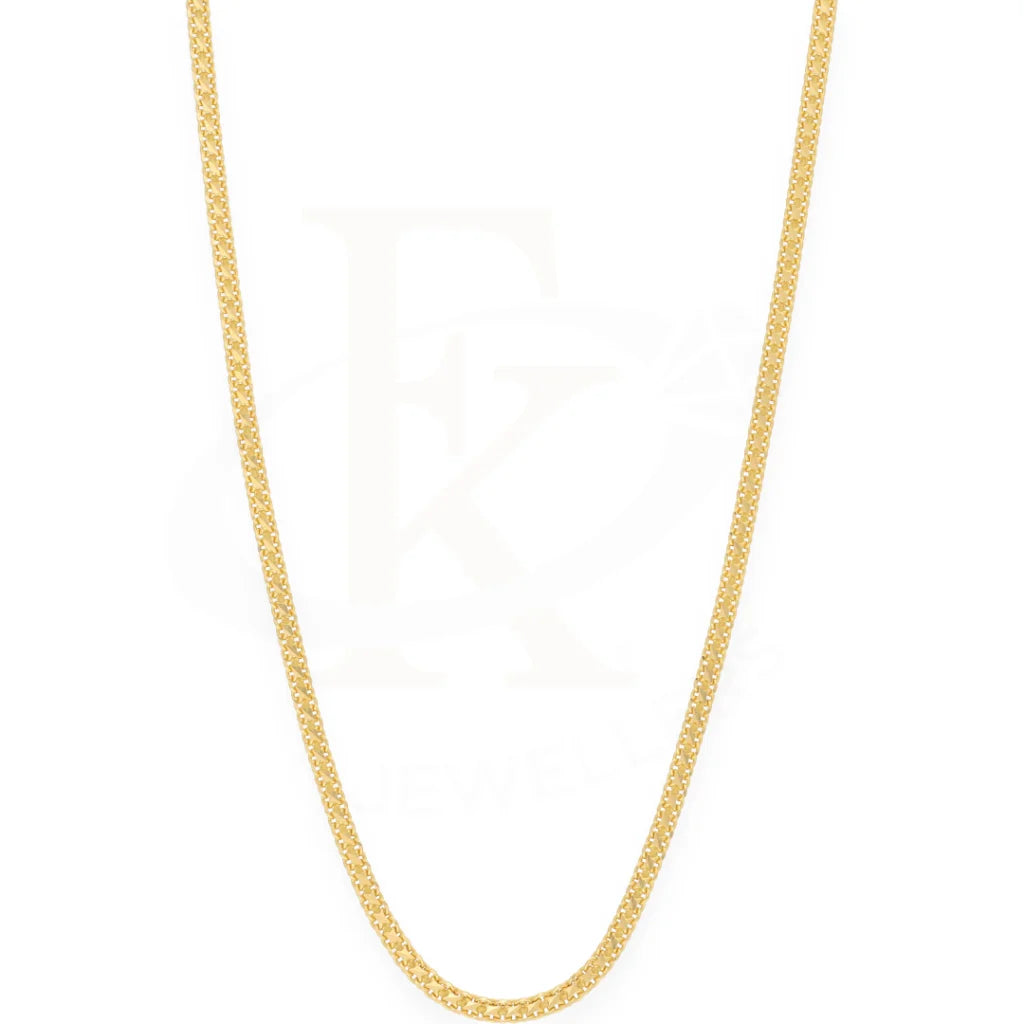 Gold 22 Inches Flat Chain 21Kt - Fkjcn21K7284 Chains