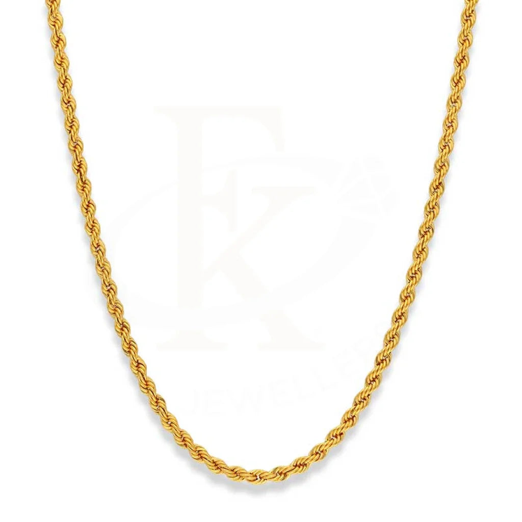 Gold 24 Inches Rope Chain 22Kt - Fkjcn22K2496 Chains