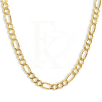 Gold 26 Inches Figaro Chain 21Kt - Fkjcn21K2451 Chains