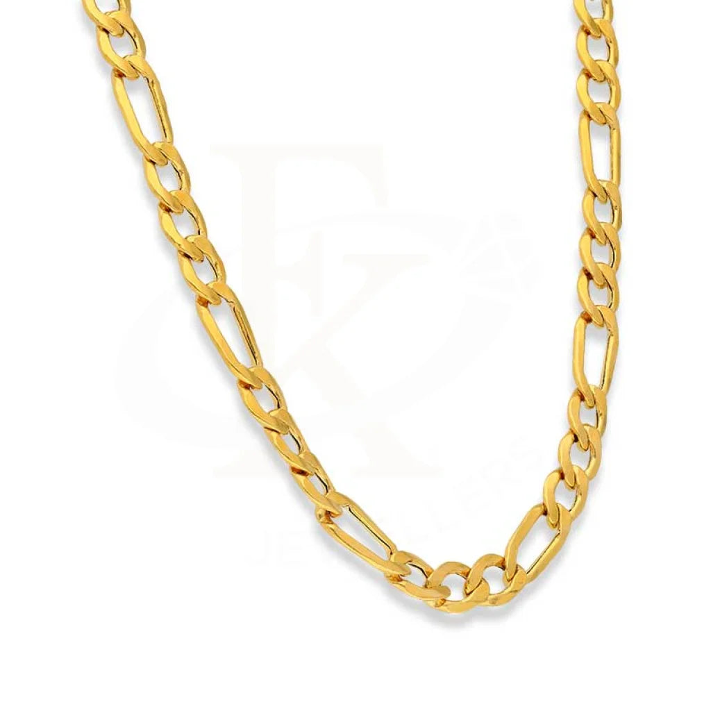 Gold 26 Inches Figaro Chain In 22Kt - Fkjcn22K2468 Chains