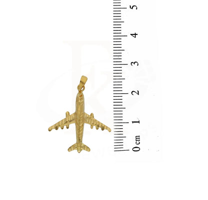 Gold Airplane Pendant 18Kt - Fkjpnd18K3112 Pendants