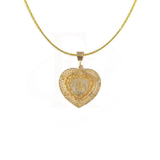 Gold Allah Necklace (Chain With Pendant) 22Kt - Fkjnkl1574 Necklaces