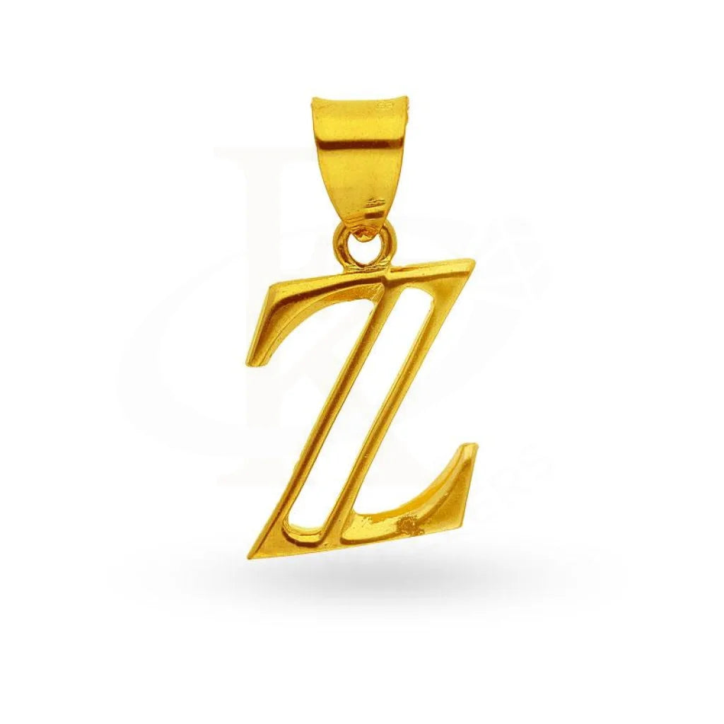 Gold Alphabet Pendant 18Kt - Fkjpnd1625 Z Pendants