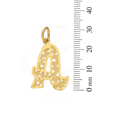 Gold Alphabet Pendant 21Kt - Fkjpnd21K5131 Pendants