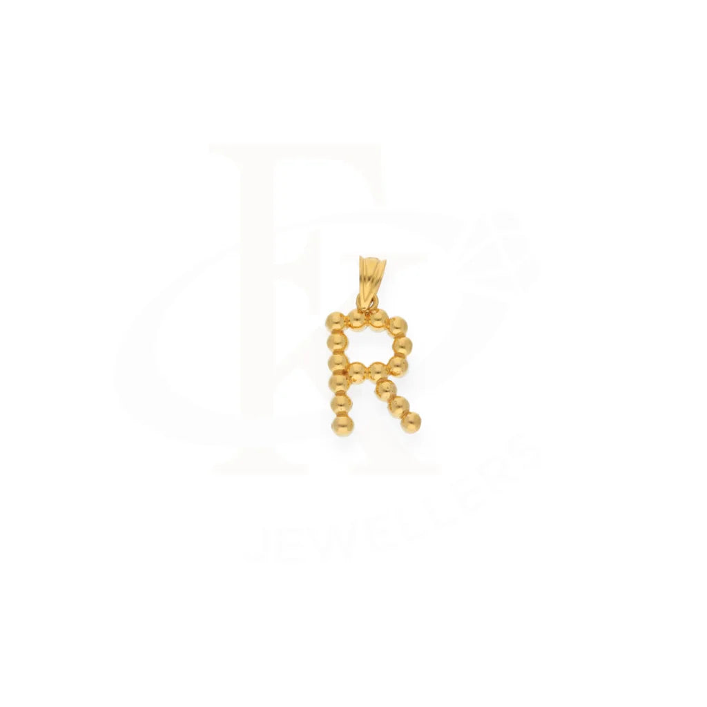 Gold Alphabet Pendant 21Kt - Fkjpnd21K7536 Pendants