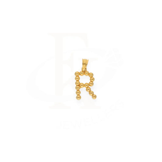 Gold Alphabet Pendant 21Kt - Fkjpnd21K7536 Pendants