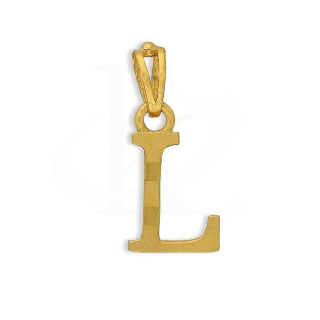 Gold Alphabet Pendant 22Kt - Fkjpnd22K2733 Pendants