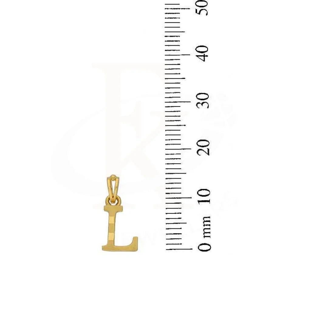 Gold Alphabet Pendant 22Kt - Fkjpnd22K2733 Pendants