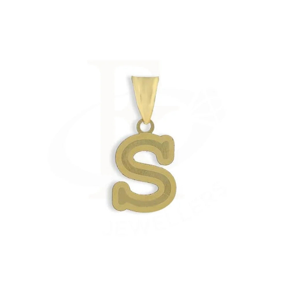 Gold Alphabet Shaped Pendant 18Kt - Fkjpnd18K2260 S / 0.290 Grams Pendants