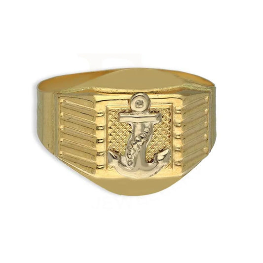 Gold Anchor Mens Ring 18Kt - Fkjrn18K3811 Rings