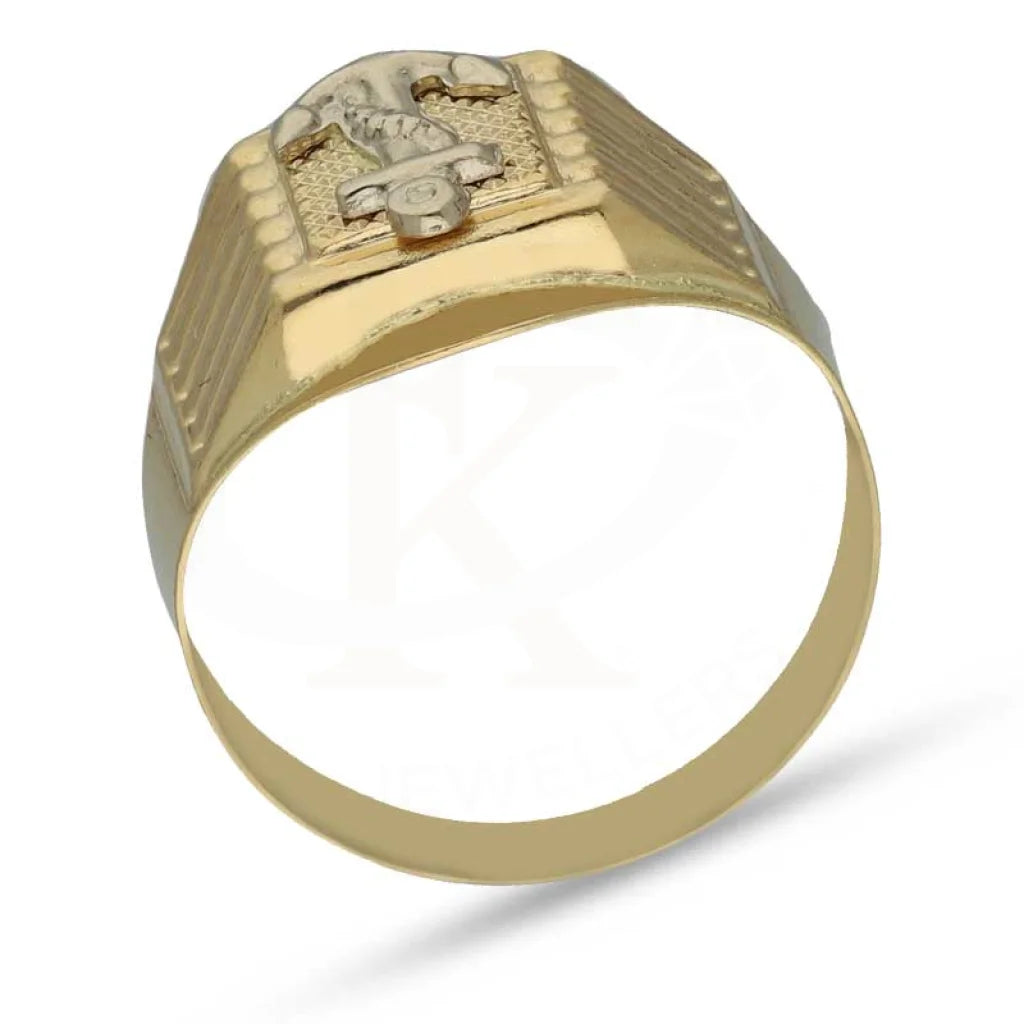 Gold Anchor Mens Ring 18Kt - Fkjrn18K3811 Rings