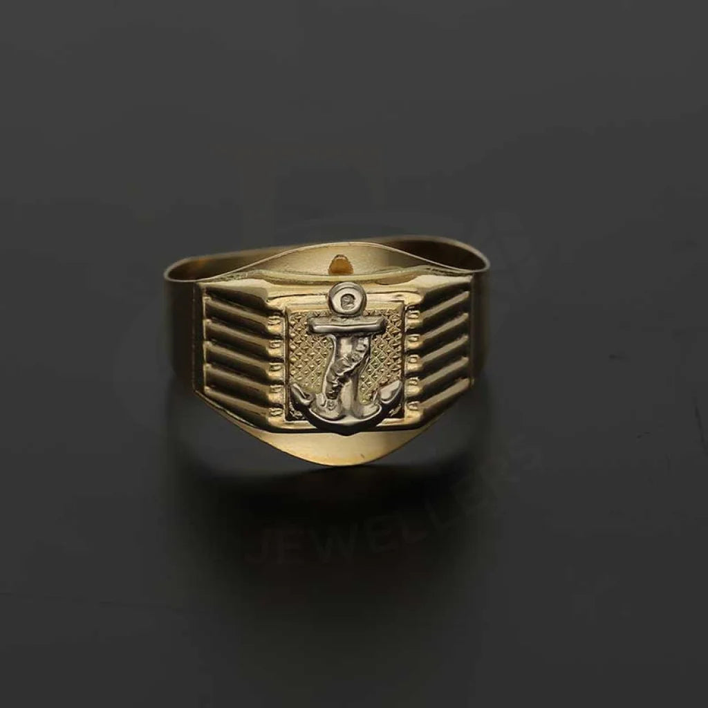 Gold Anchor Mens Ring 18Kt - Fkjrn18K3811 Rings