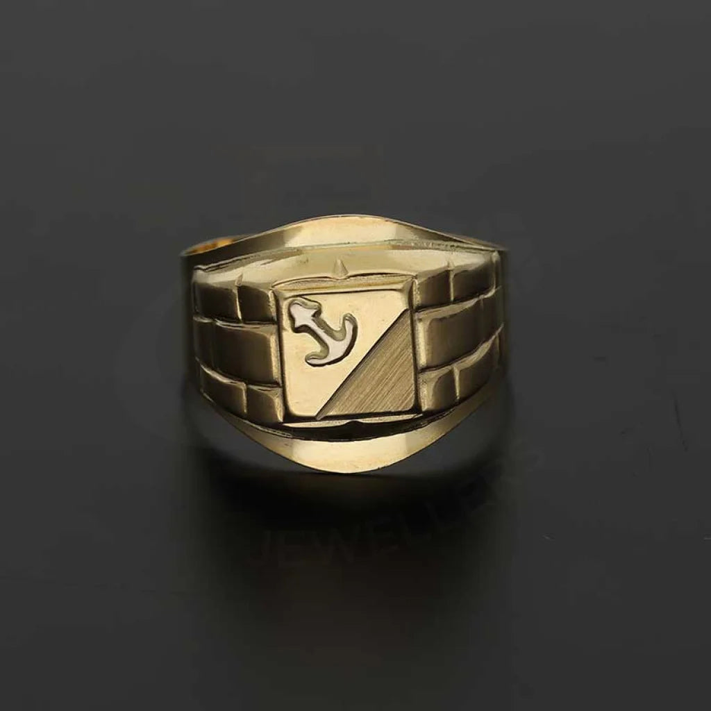 Gold Anchor Mens Ring 18Kt - Fkjrn18K3813 Rings