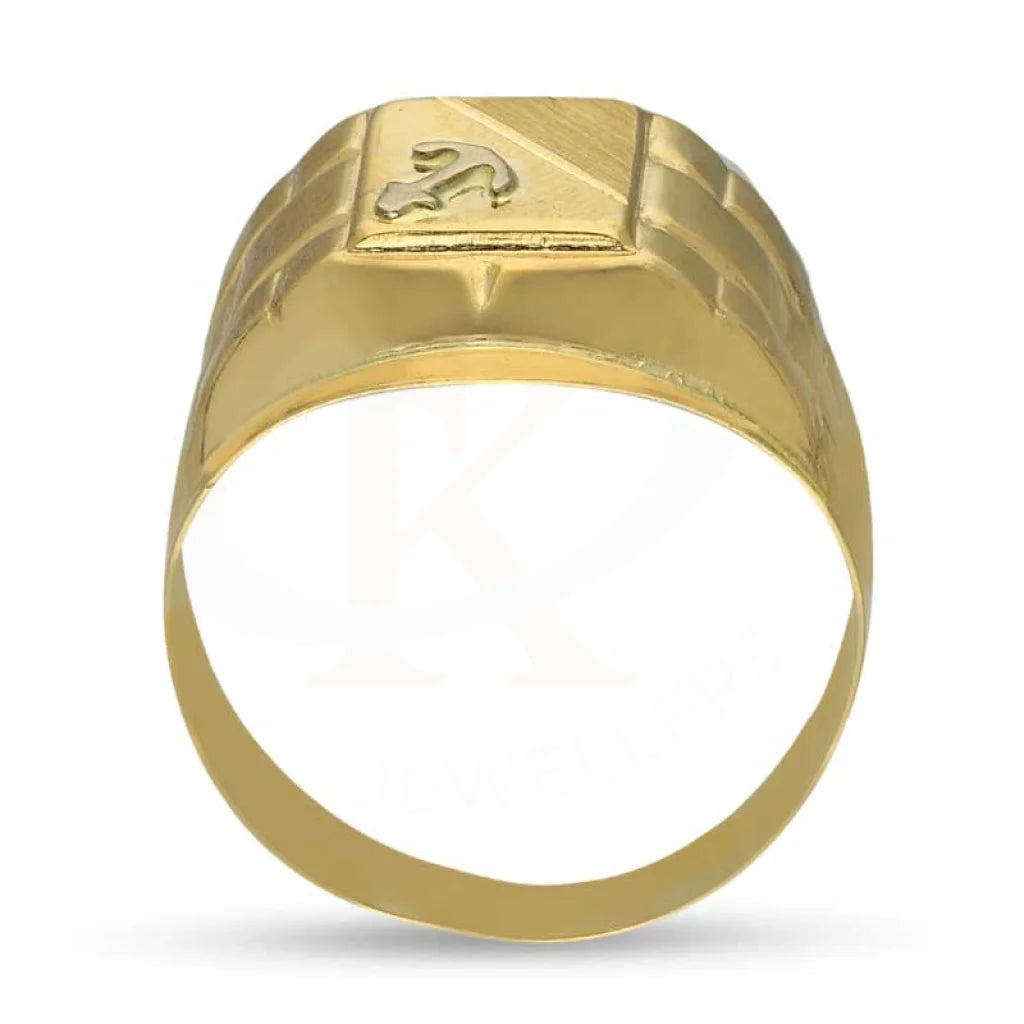 Gold Anchor Mens Ring 18Kt - Fkjrn18K3813 Rings