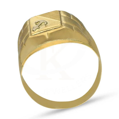 Gold Anchor Mens Ring 18Kt - Fkjrn18K3813 Rings