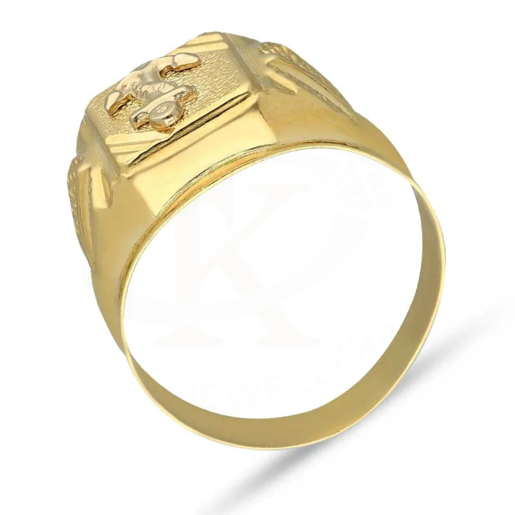 Gold Anchor Mens Ring 18Kt - Fkjrn18K3818 Rings
