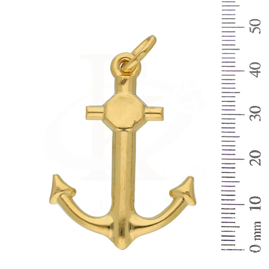 Gold Anchor Pendant 22Kt - Fkjpnd22K3168 Pendants