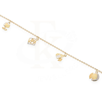 Gold Anklet 18Kt - Fkjankl18K7853 Anklets