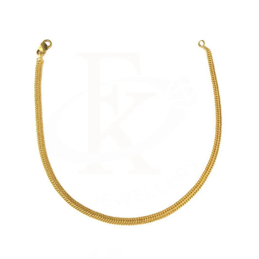 Gold Anklet 22Kt - Fkjankl1957 Anklets