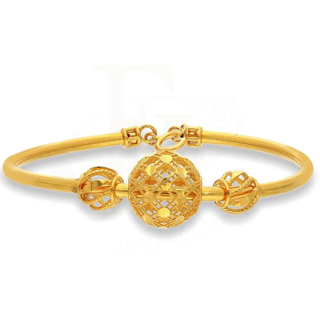 Gold Baby Ball Shaped Bangle In 22Kt - Fkjbng22K1917 Bangles