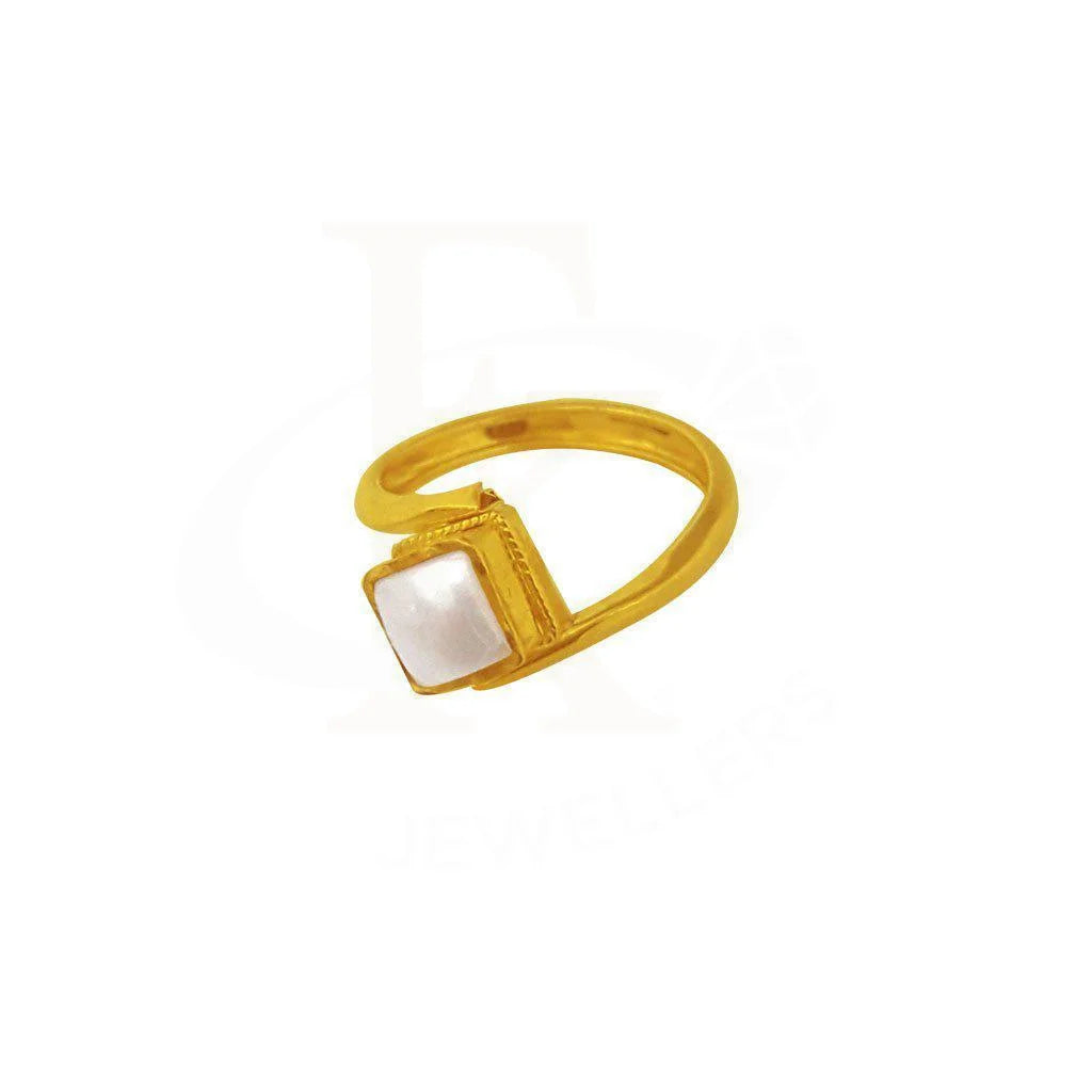Gold Baby Solitaire Ring 22Kt - Fkjrn1900 Rings