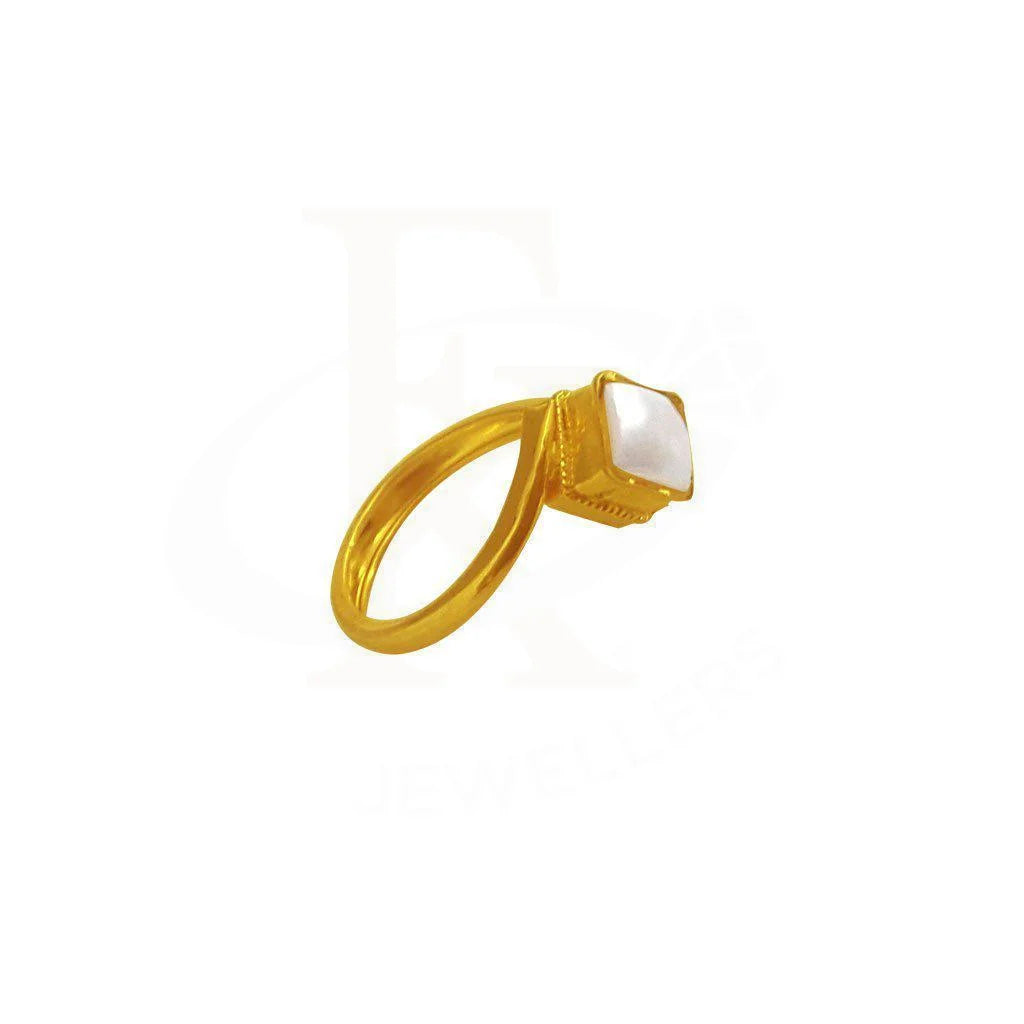 Gold Baby Solitaire Ring 22Kt - Fkjrn1900 Rings