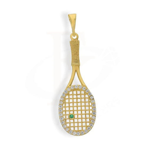 Gold Badminton Pendant 18Kt - Fkjpnd1503 Pendants