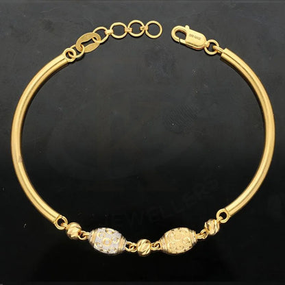 Gold Ball Bracelet 22Kt - Fkjbrl22K2207 Bracelets