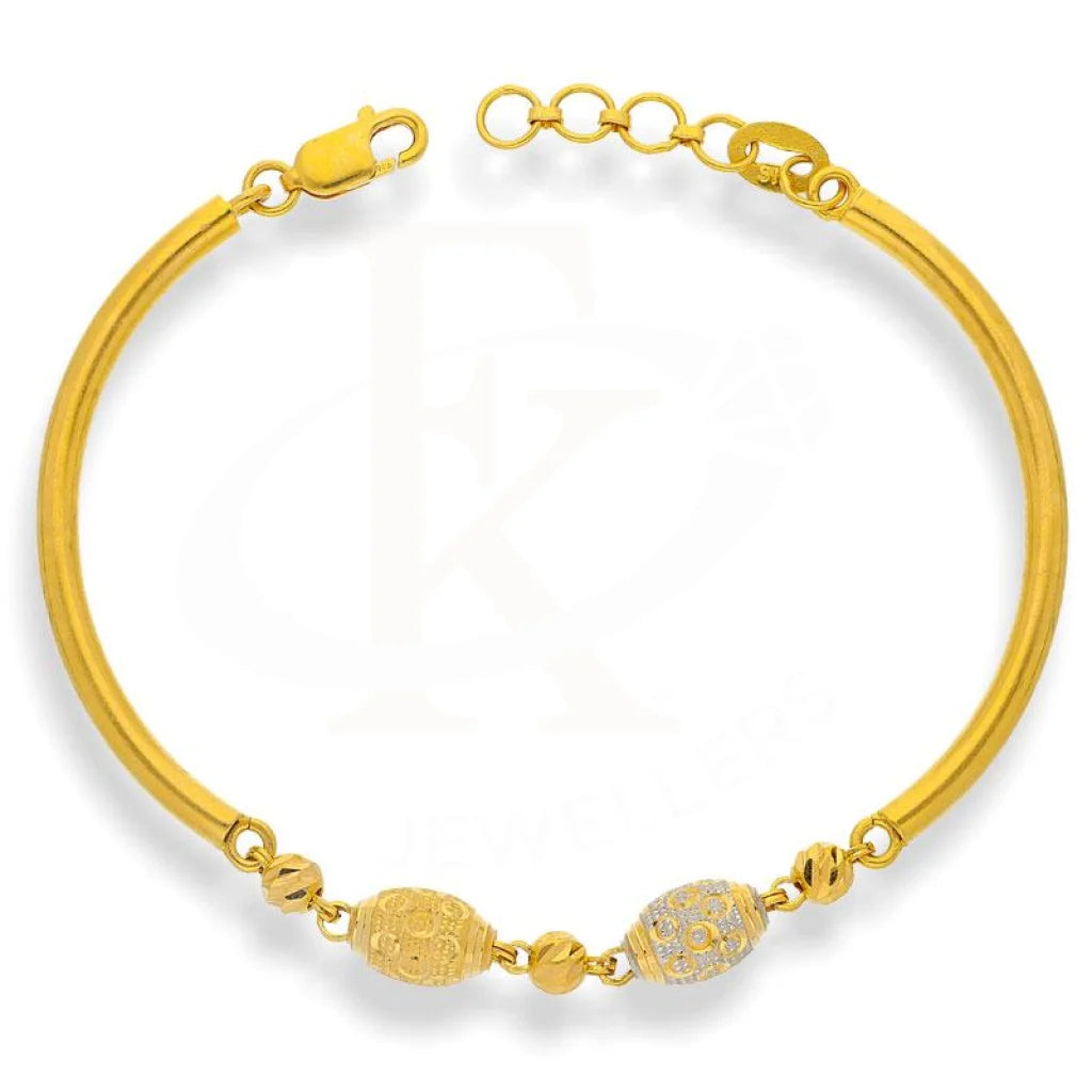 Gold Ball Bracelet 22Kt - Fkjbrl22K2207 Bracelets