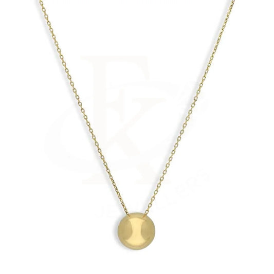 Gold Ball Shaped Necklace 18Kt - Fkjnkl18K3152 Necklaces