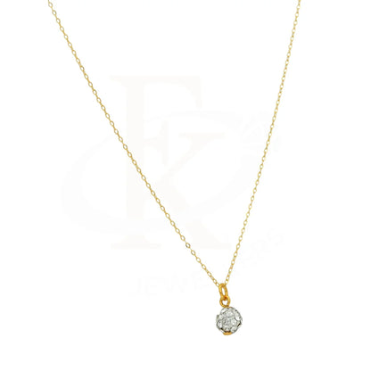 Gold Ball Shaped Necklace 21Kt - Fkjnkl21K2877 Necklaces