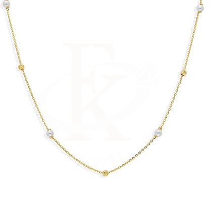 Gold Balls Necklace 21Kt - Fkjnkl21K2144 Necklaces