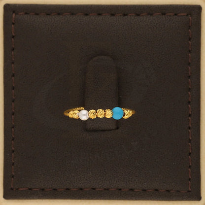 Gold Balls Ring 21Kt - Fkjrn21Km5406 Rings