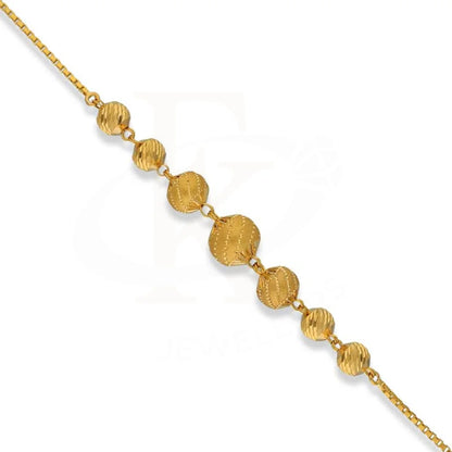 Gold Balls Shaped Bracelet 22Kt - Fkjbrl22K3012 Bracelets