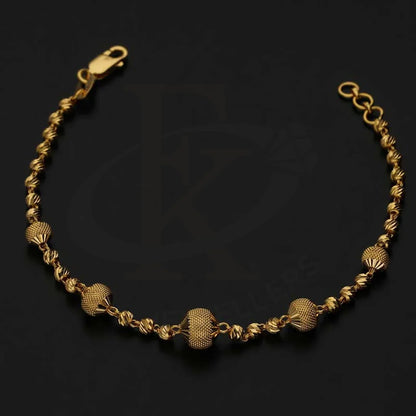 Gold Balls Shaped Bracelet 22Kt - Fkjbrl22K3014 Bracelets