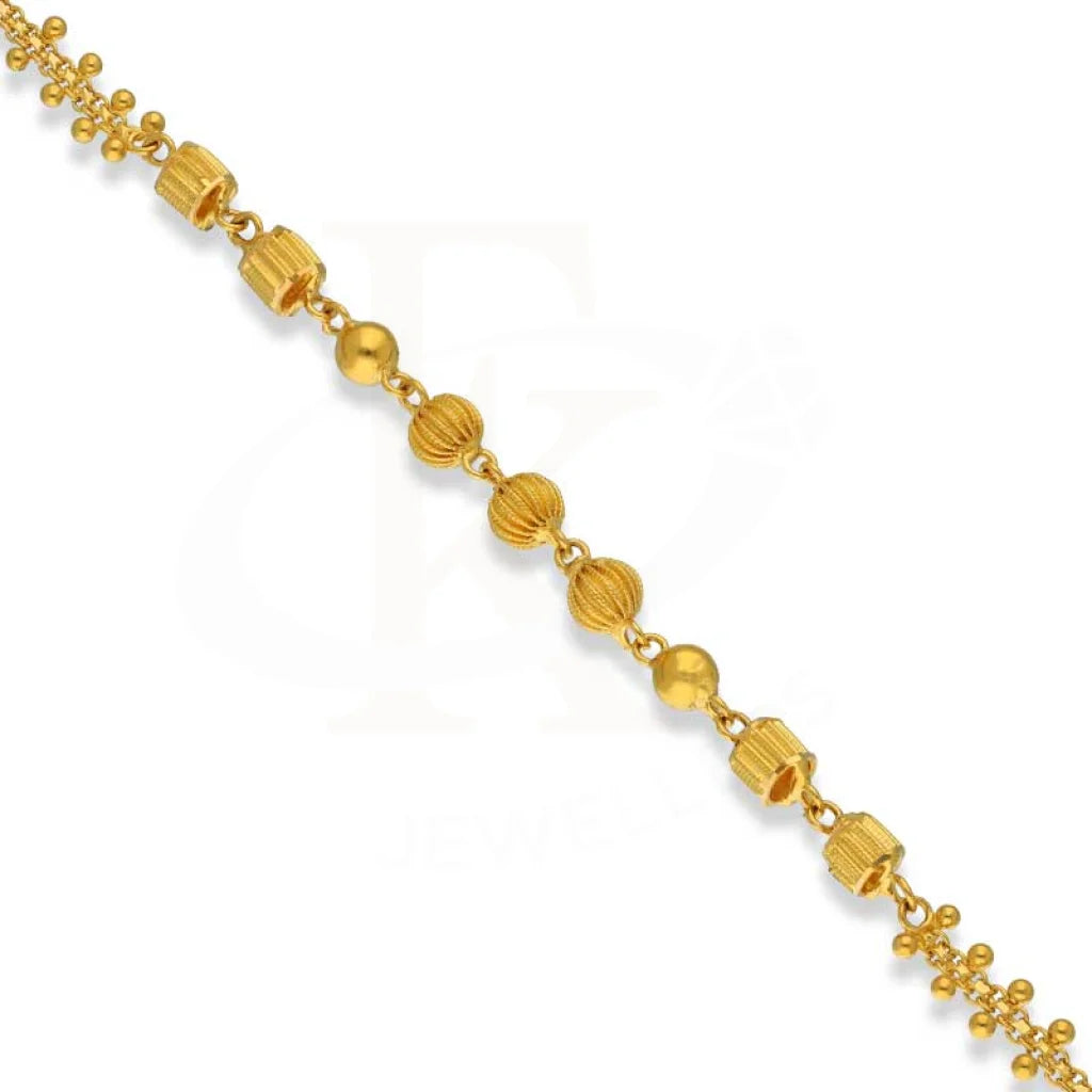 Gold Balls Shaped Bracelet 22Kt - Fkjbrl22K3032 Bracelets