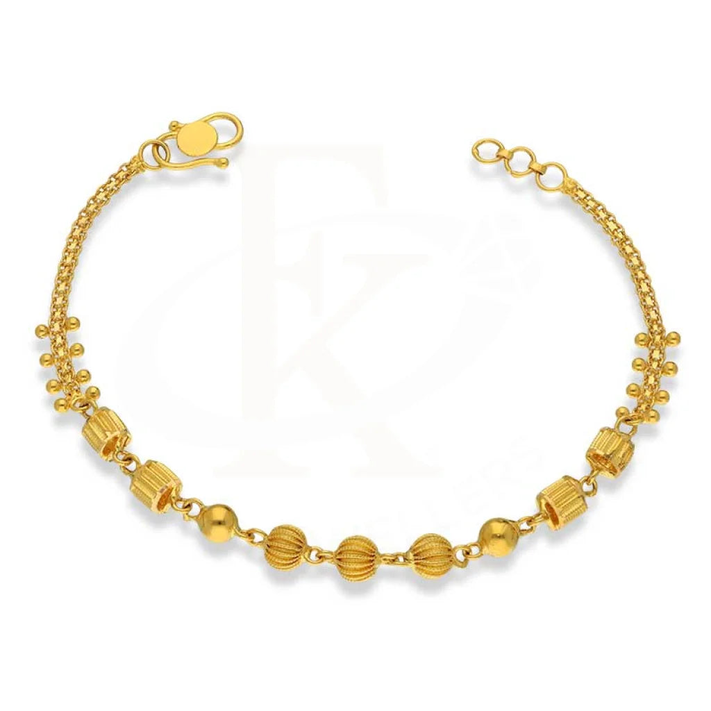 Gold Balls Shaped Bracelet 22Kt - Fkjbrl22K3032 Bracelets