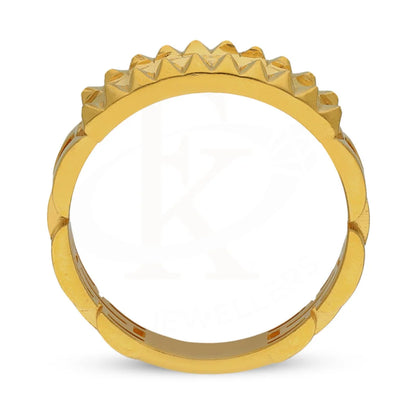 Gold Bangle With Ring In 22Kt - Fkjbng22K1943 Bangles