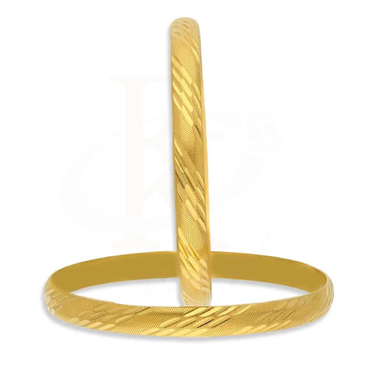 Gold Bangles In 22Kt - Fkjbng22K1945