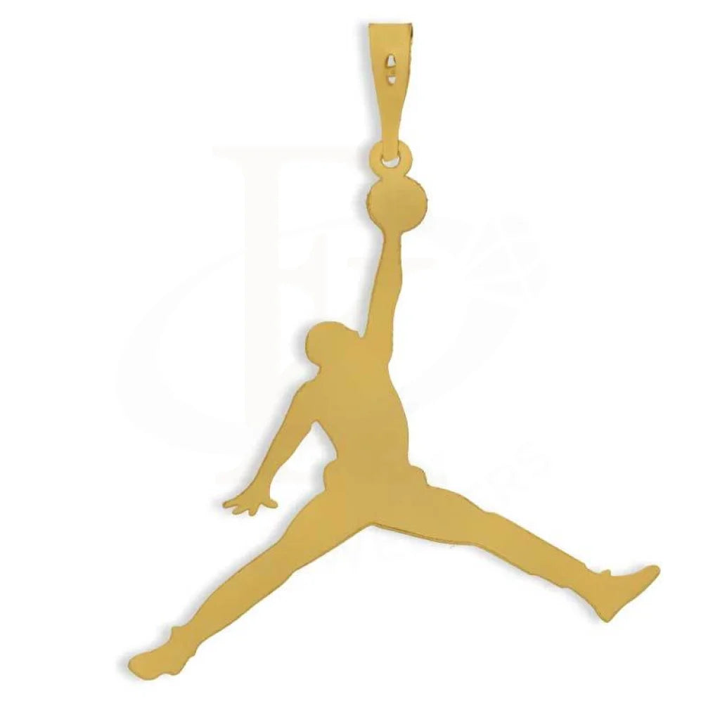 Gold Basketball Player Pendant 18Kt - Fkjpnd18K2825 Pendants