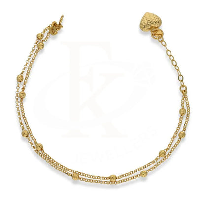 Gold Beads Bracelet 18Kt - Fkjbrl18K2980 Bracelets