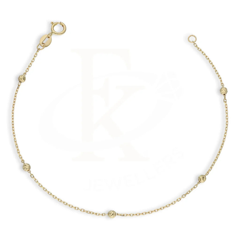 Gold Beads Bracelet 18Kt - Fkjbrl18K5327 Bracelets